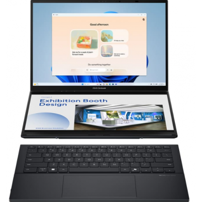 لپ تاپ ایسوس Zenbook DUO UX8406MA-OLEDI7IG CU7(155H) 16GB RAM - 1TB SSD Intel 14Inch 3K
