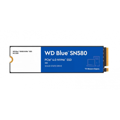 حافظه اس اس دی وسترن دیجیتال آبی SN580 NVMe WDS100T3B0E M.2 ظرفیت 1 ترابایت