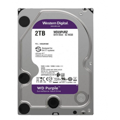 هارددیسک اینترنال وسترن دیجیتال Purple WD23PURZ ظرفیت 2 ترابایت